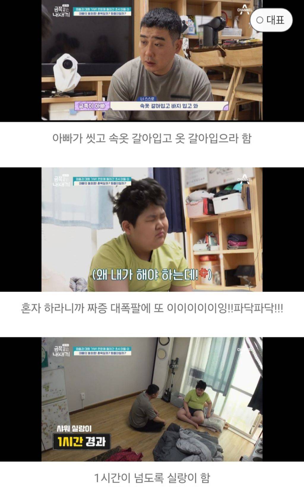 대한민국 가정집에서 아들들이 자라나는 과정 | 인스티즈