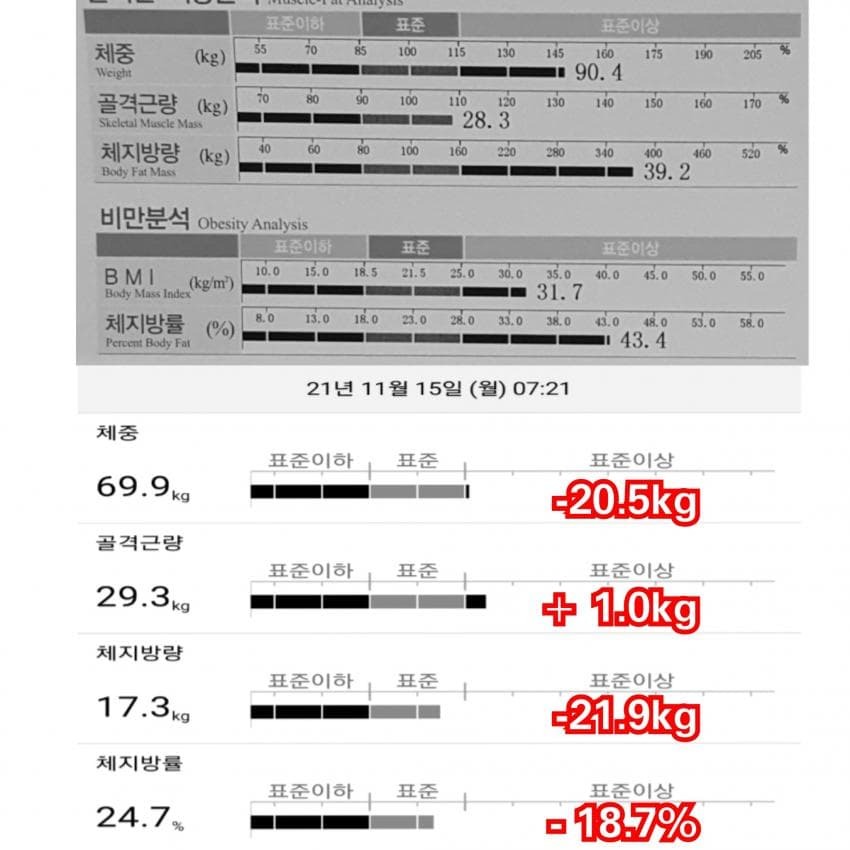 스압) 100kg 병약돼지에서 69.9kg 건강돼지로의 여정 | 인스티즈