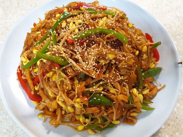 정말 맛있다는 전라도식 빨간 콩나물잡채.jpg | 인스티즈