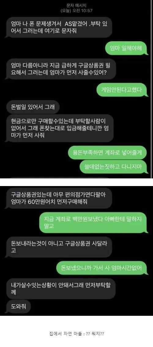 아들 :???? 뭐지??? 개꿀??? ㅋㅋ | 인스티즈