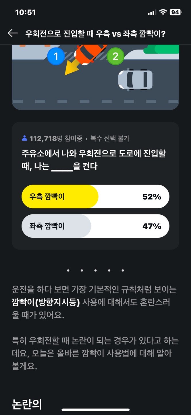 운전자들의 놀라운 투표.jpg | 인스티즈