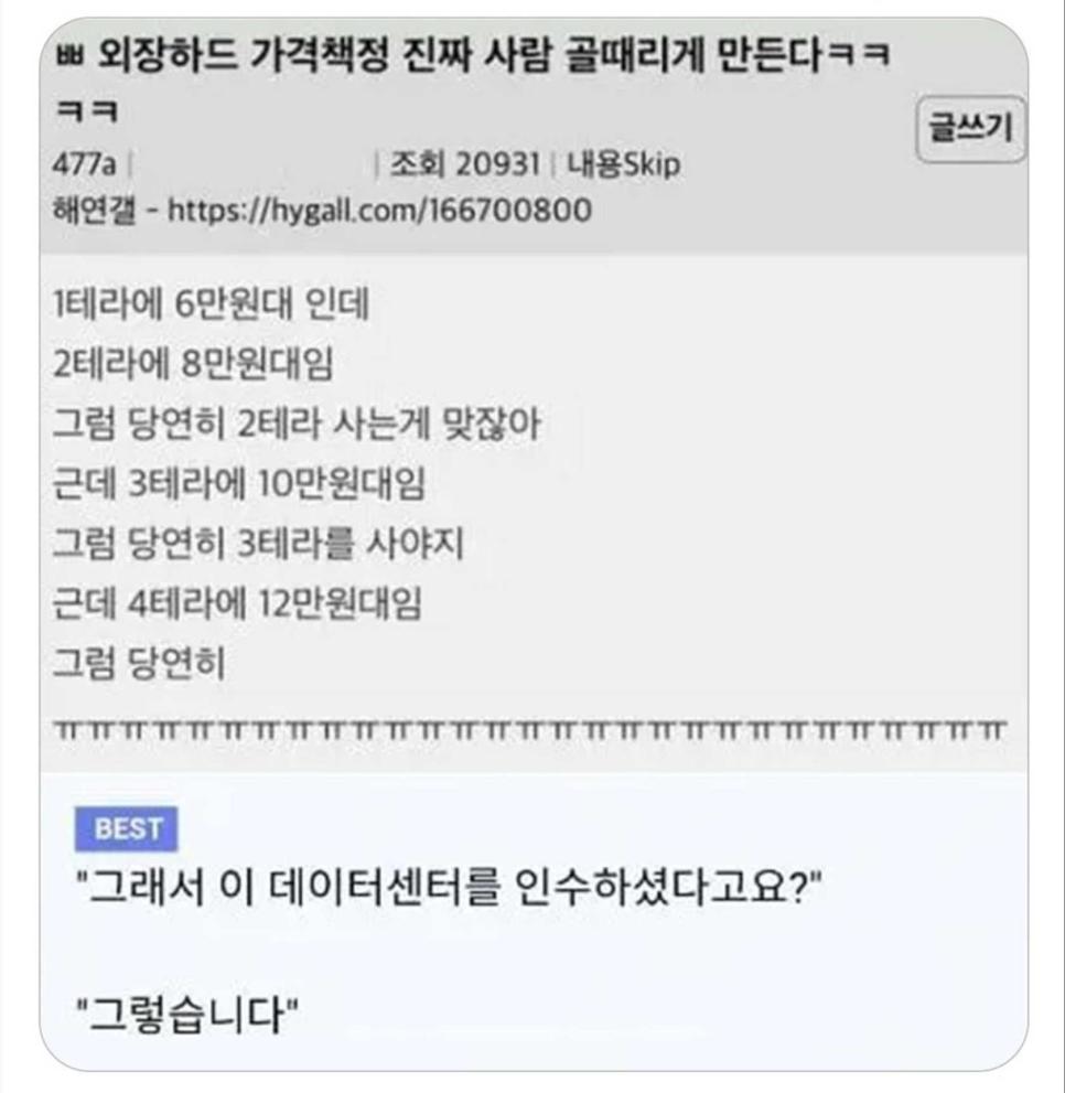 가성비 있게 외장하드 사는 방법 | 인스티즈