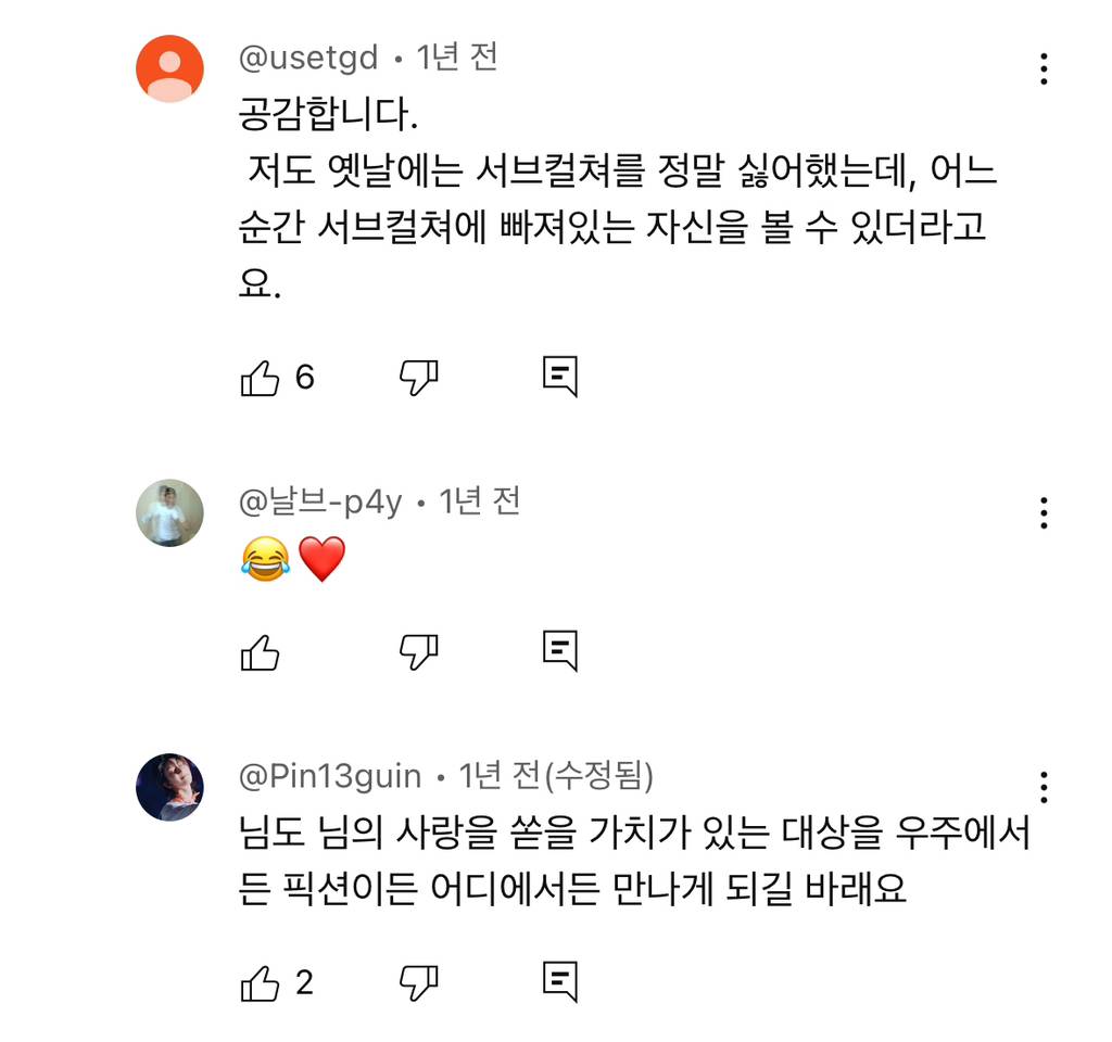 예전엔 아이돌이나 애니나 취미에 미친듯이 몰두하는 사람들 한심해보였는데 요즘은 좋아보임 | 인스티즈