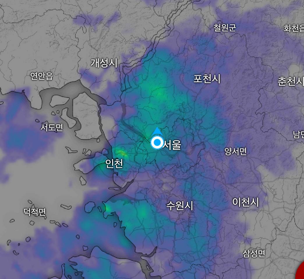 실시간 눈 미친듯이 내리는 수도권 기상레이더.jpg | 인스티즈