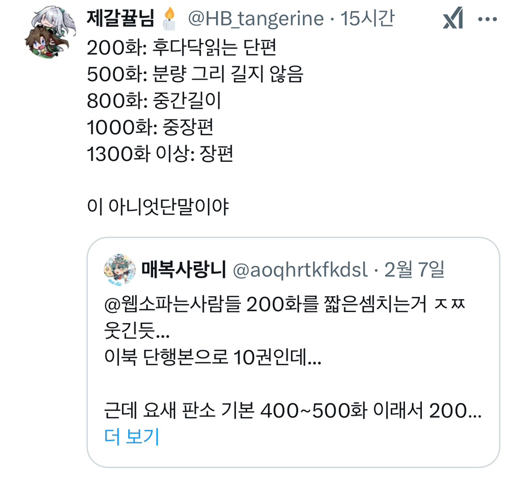 웹소설 200화...좀 짧네 오늘 후딱 읽겠다 | 인스티즈