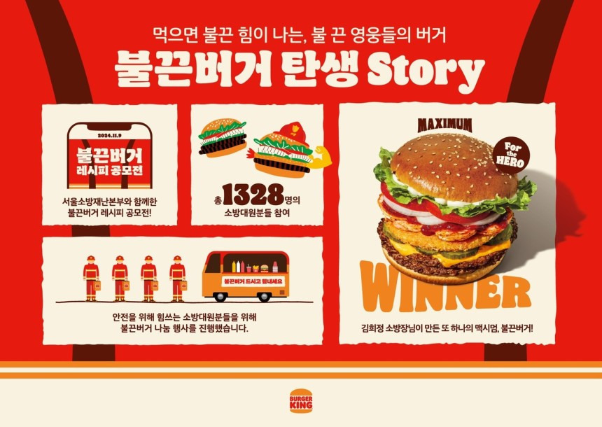 "먹으면 힘이 불끈"…버거킹 '불끈버거' 정식 출시 | 인스티즈