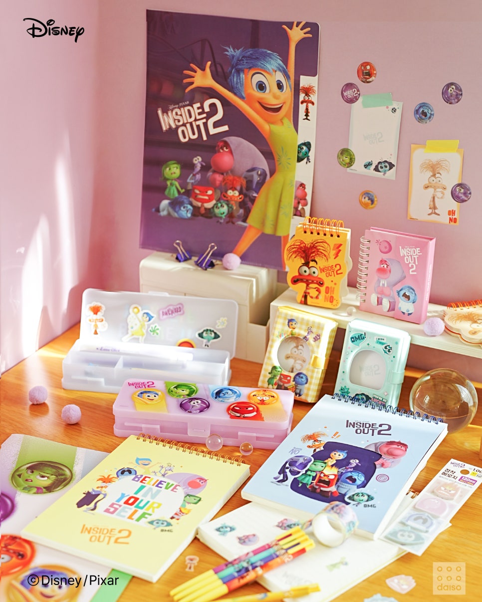 다이소 인사이드 아웃2 문구 런칭 | 인스티즈