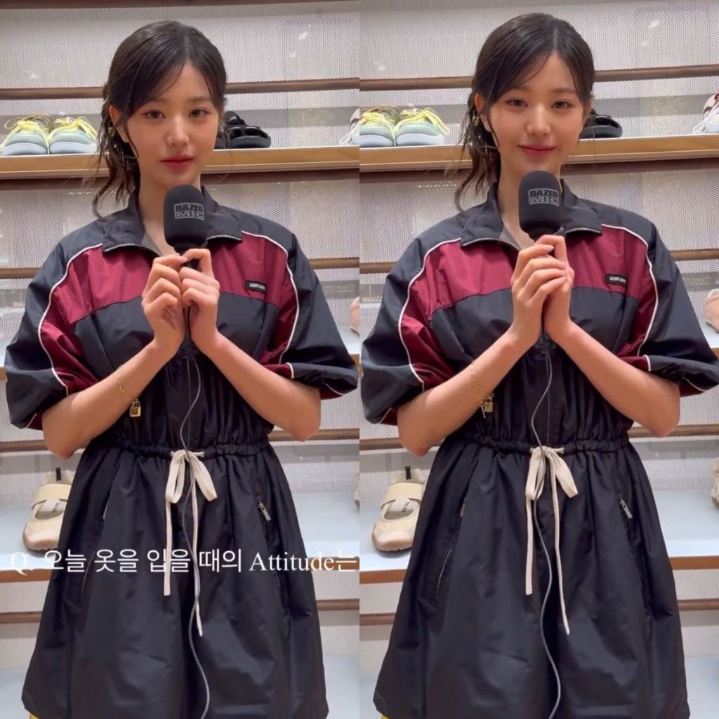 오늘자 미우미우 팝업 아이브 장원영 | 인스티즈