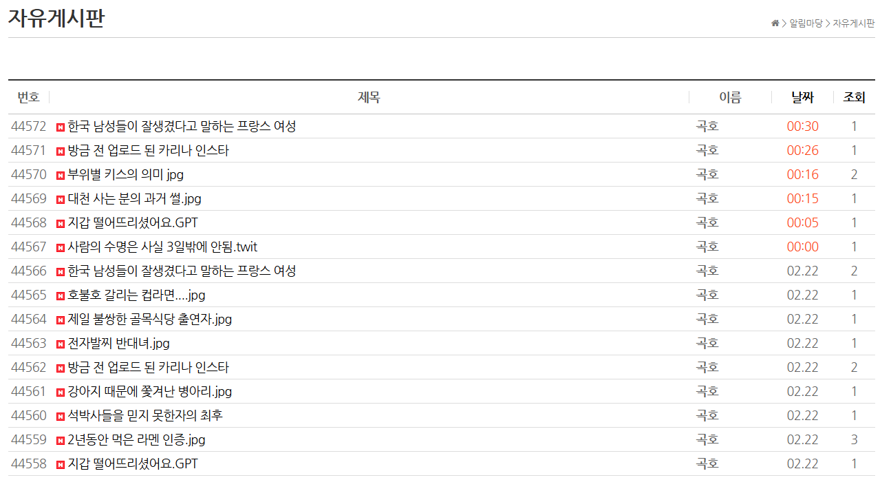 24시간 동안 쉬지 않고 게시글 올리는 사람 | 인스티즈