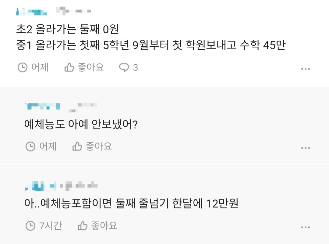 초등학교 자녀 교육비 보통 얼마씩 들어가? | 인스티즈