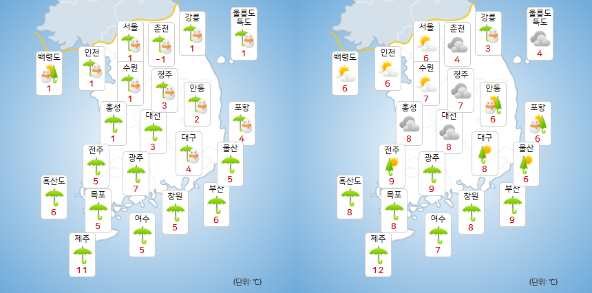 이번 3일 휴일 전국 날씨.jpg | 인스티즈