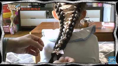 딸 머리 묶어주다가 뜻밖에 재능 찾은 아버지.j | 인스티즈