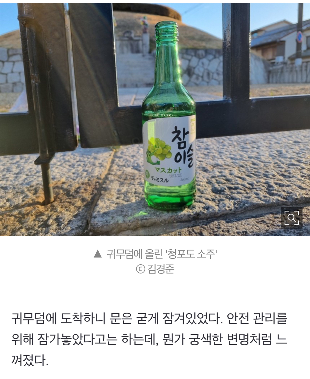 교토의 귀무덤에 '청포도 소주'를 올린 까닭 | 인스티즈