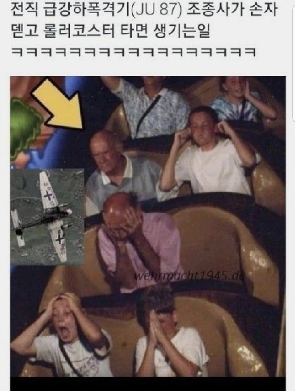  손주때문에 타는거지만 롤러코스터 재미없네