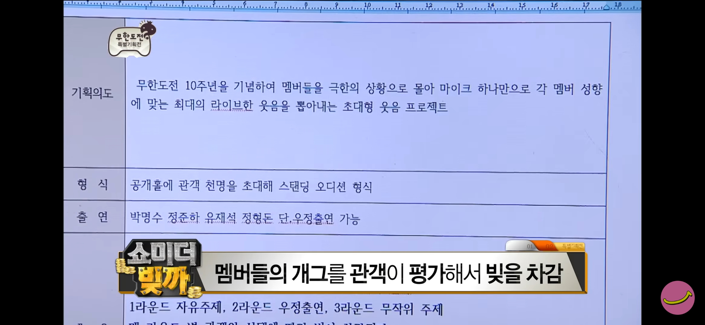 만약 그대로 기획됐다면 큰일날 뻔 했던 무한도전.jpg