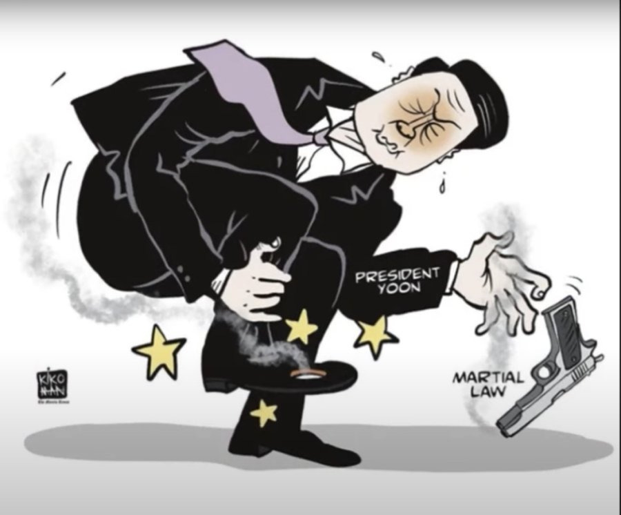 윤석열 사태를 그린 '해외만평' | 인스티즈