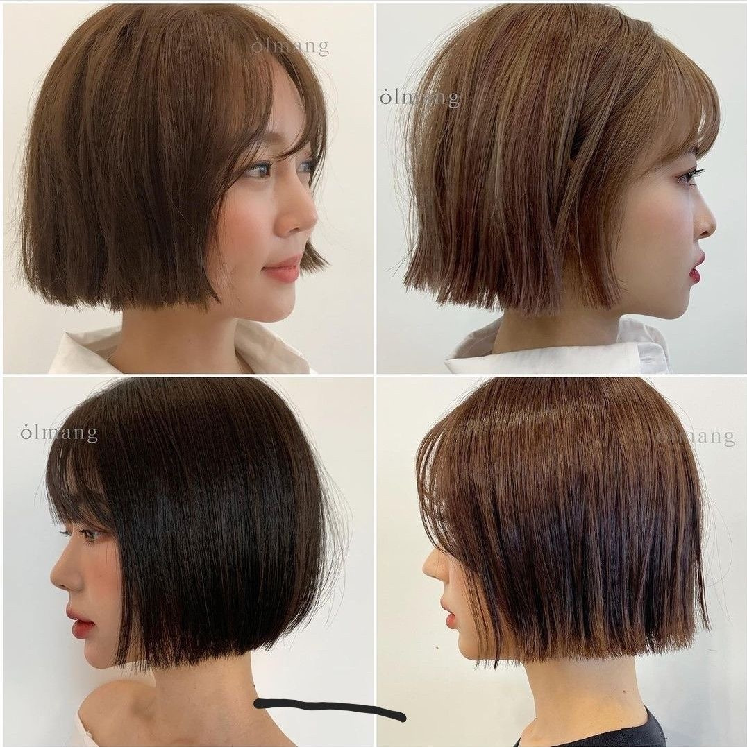 요즘은 단발이 끌리더라... ✂️💇🏻 참고하기 좋은 트렌디한 단발 디자인.jpg | 인스티즈