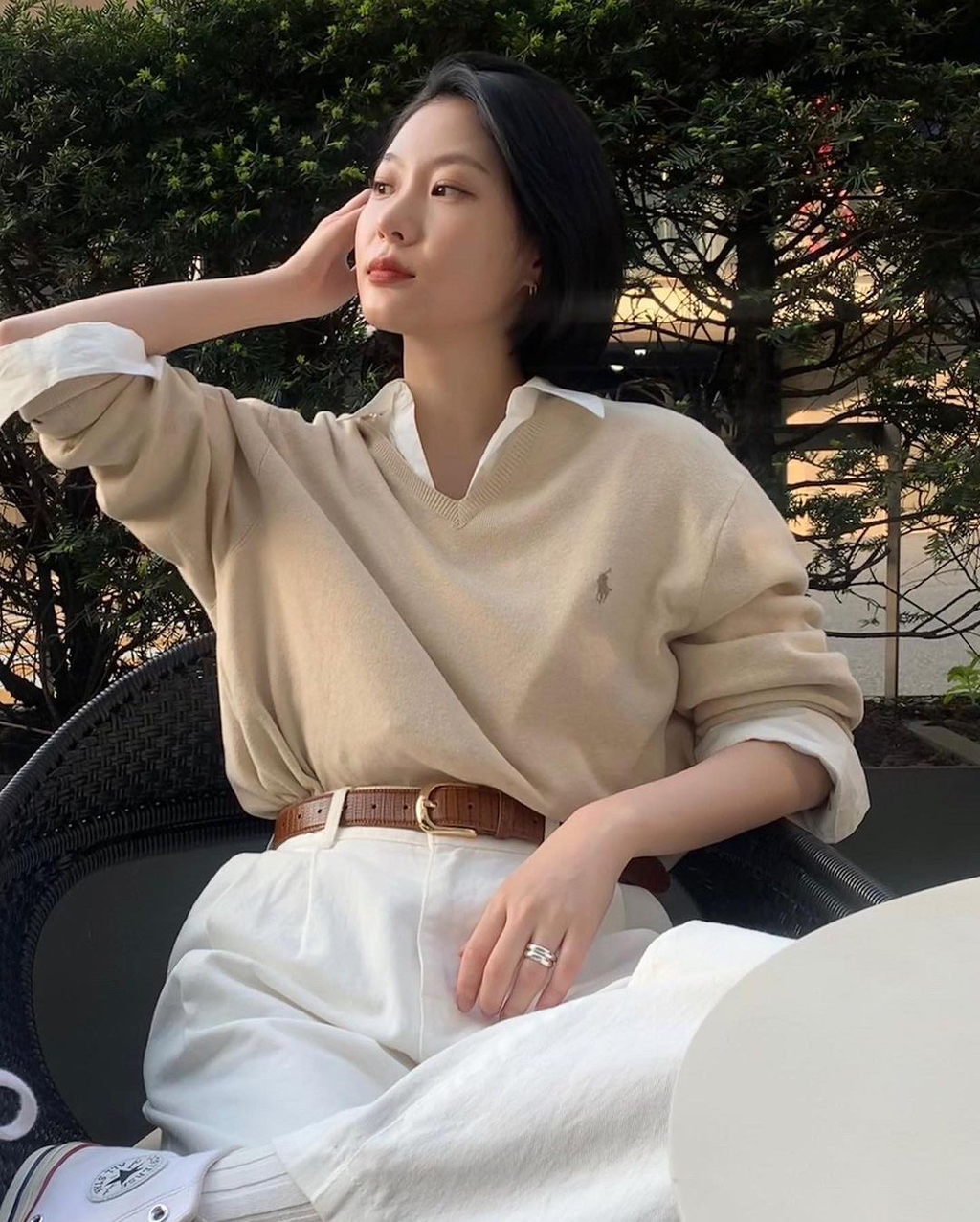 봄가을엔 셔츠&니트조합 최고🧶👔 | 인스티즈