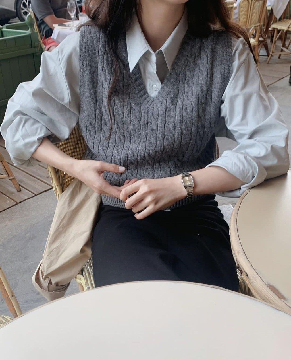 봄가을엔 셔츠&니트조합 최고🧶👔 | 인스티즈