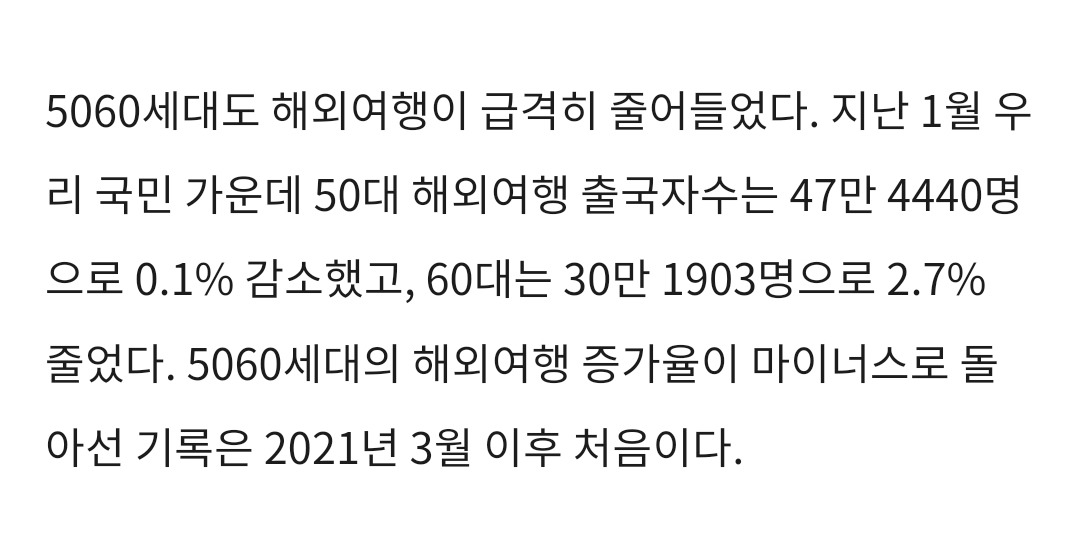 '소확행·플렉스' 끝났다 20대 "여행 안 가"…항공사들 '비상' | 인스티즈