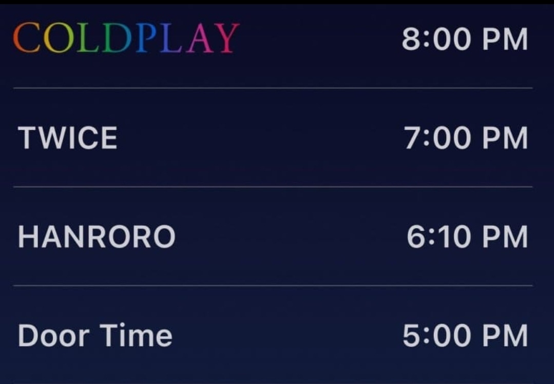 스탠딩 멸망각인 콜드플레이 내한공연 근황 | 인스티즈