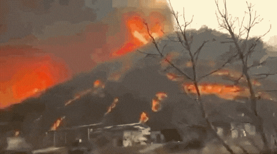 의성-안동 산불 현장 상황.gif | 인스티즈