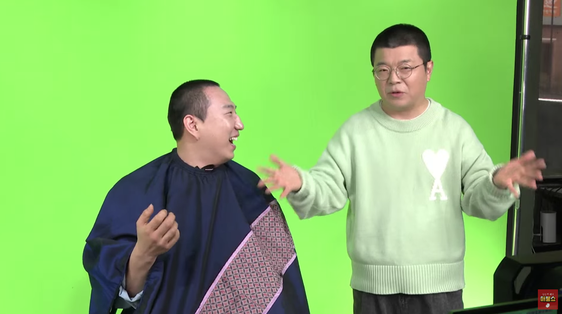 [소셜] 삭발 약속 이행한 매불쇼 최욱-곽수산 | 인스티즈