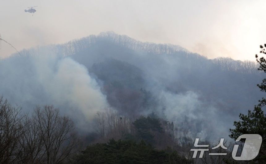 전북 무주 산불 진화율 90%…옥녀봉 불길 아직 안 잡혀 | 인스티즈