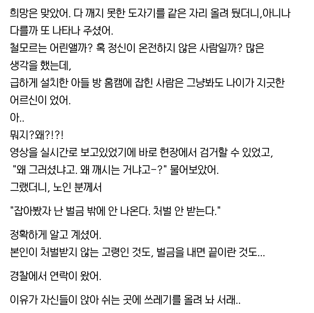 도예공방 앞 도자기들을 모조리 깬 범인 잡고보니 ⋯ | 인스티즈