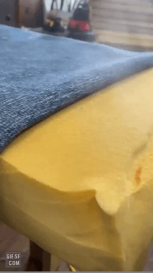  가구에 들어가는 폼(foam) 복원 작업