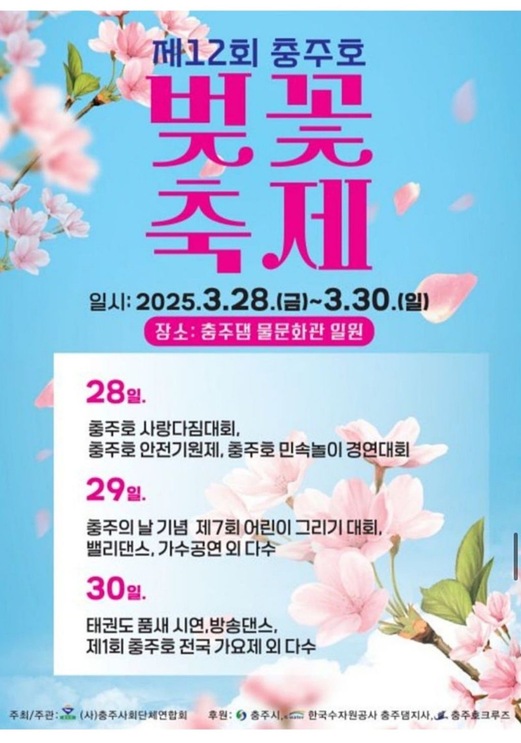 충주 벚꽃 축제 근황 | 인스티즈