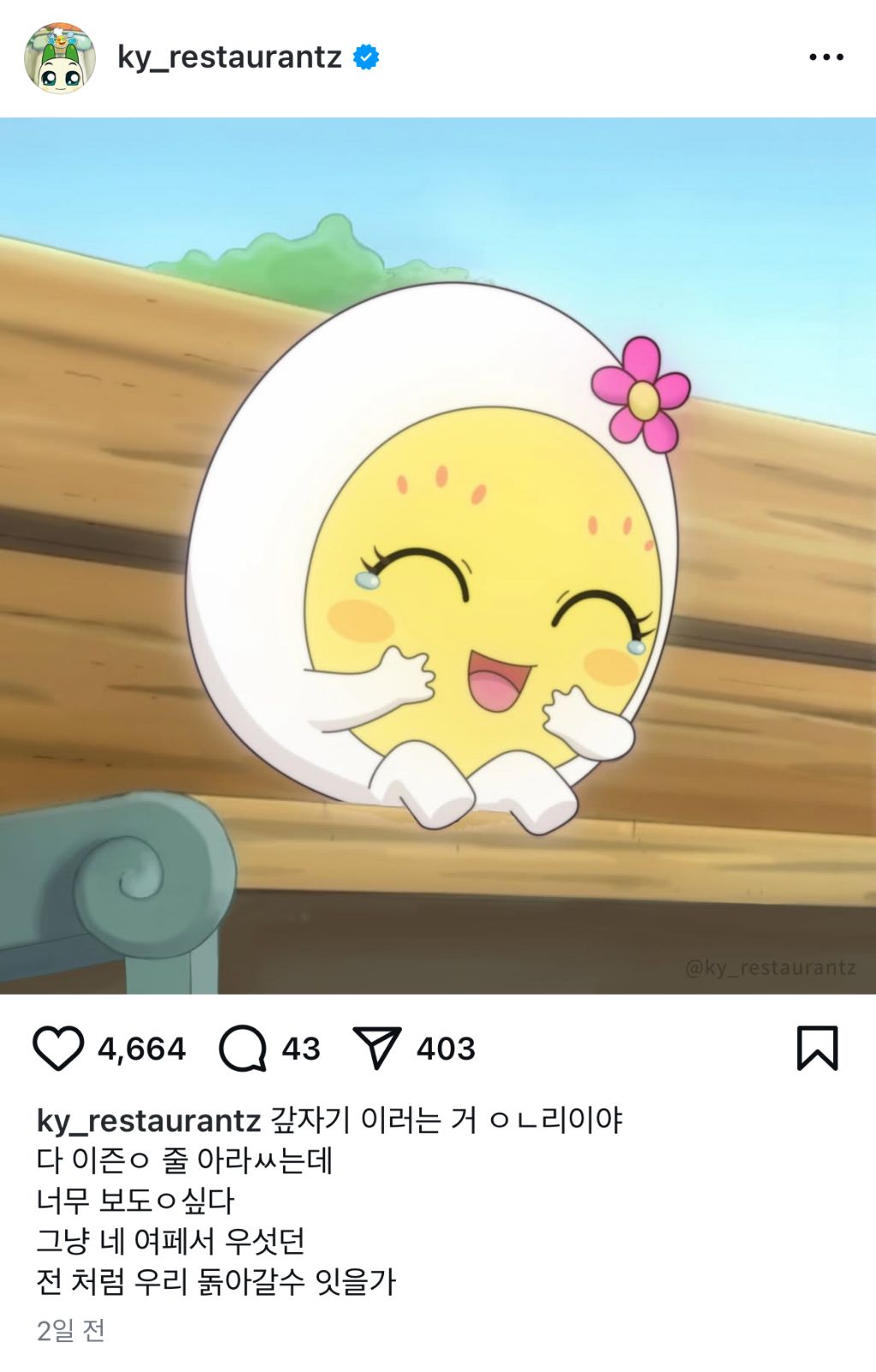 사과문 올라온 양파쿵야 공식 인스타 | 인스티즈