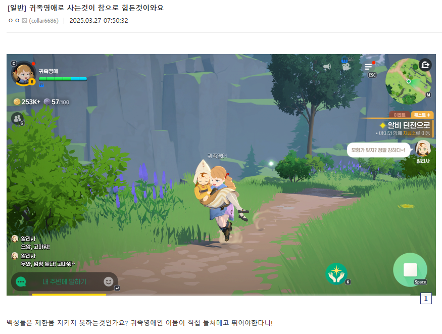 [마비노기M] 귀족 영애의 삶.jpg | 인스티즈