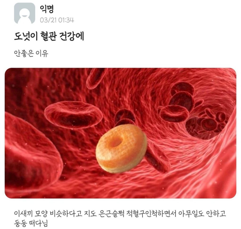 도넛이 혈관 건강에 안좋은 이유 | 인스티즈