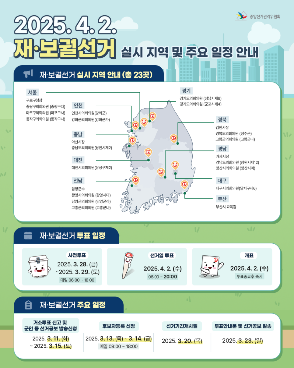 [캠페인] 오늘은 4월 2일 재보궐선거 본투표일입니다. (06:00~20:00까지) | 인스티즈