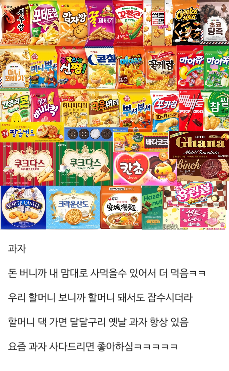  어른이 되면 안 먹을 줄 알았던 것