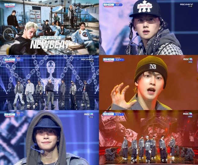 &apos;쇼챔&apos; 뉴비트, 신인답지 않은 라이브+무대 매너