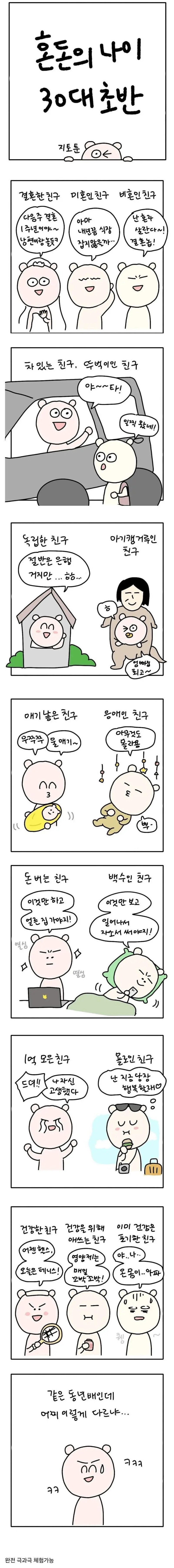  혼돈의 나이 30대 초반