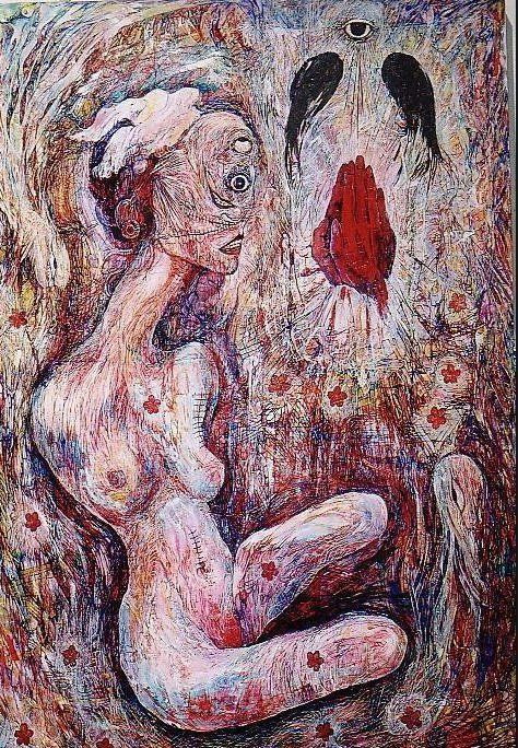 성폭행 트라우마를 표현한 그림 | 인스티즈