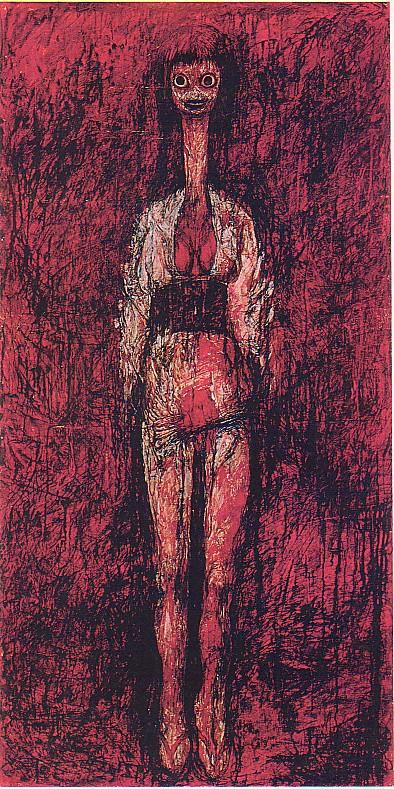  성폭행 트라우마를 표현한 그림