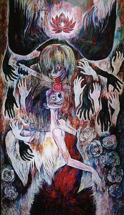 성폭행 트라우마를 표현한 그림 | 인스티즈