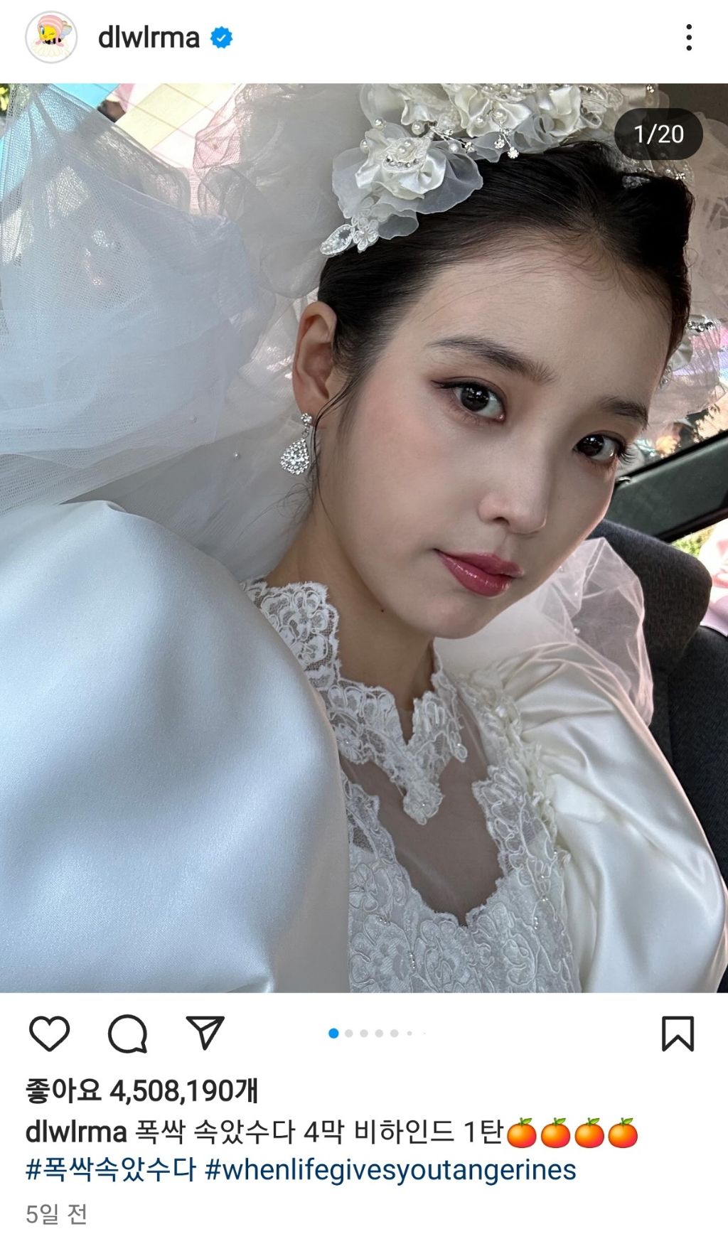 아이유 박보검이 비하인드 셀카를 몇 백장 줌 (폭싹 속았수다🍊) | 인스티즈