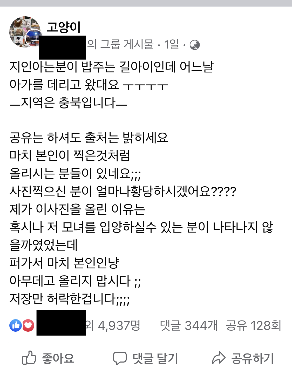 마당에서 밥 주던 고양이가 어느날 새끼고영을 데리고왔다 (삼색냥) | 인스티즈