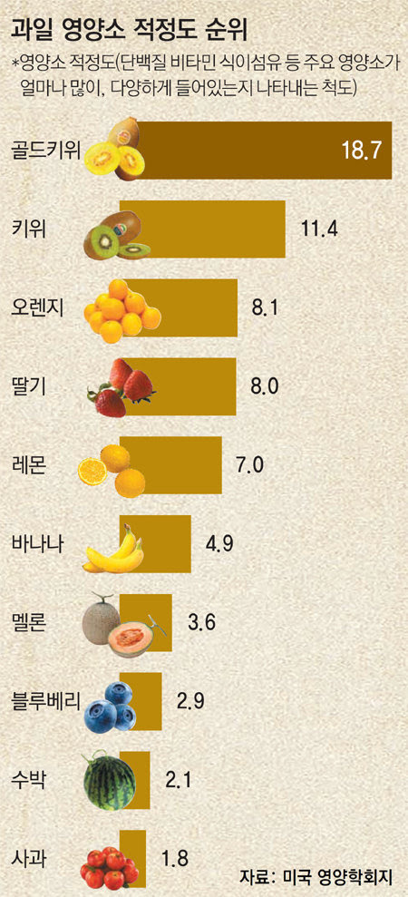 과일 영양소 적정도 순위 | 인스티즈