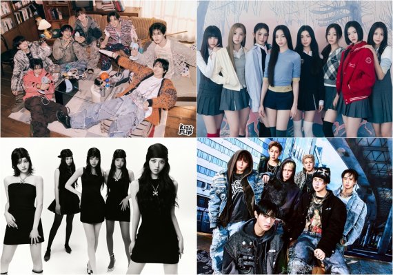 [fn뮤직텔] 2025년 빛낼 '슈퍼루키'…킥플립 하츠투하츠 키키 뉴비트 | 인스티즈