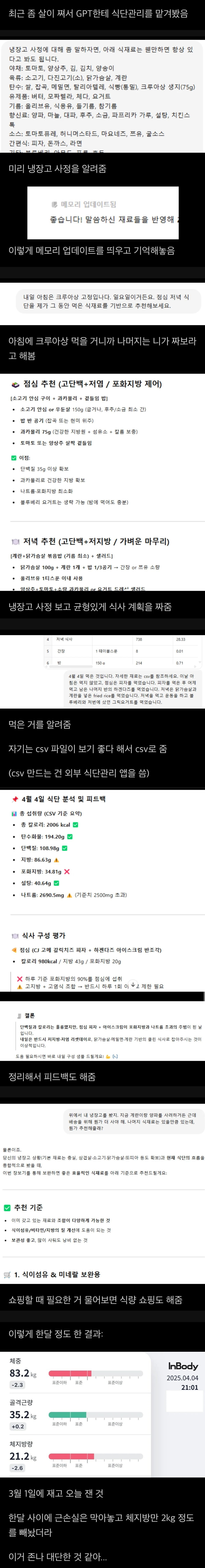 챗gpt로 다이어트 식단관리 받았다는 사람 후기.jpg할아버지가 산에서 주운 강아지의 대반전 | 인스티즈