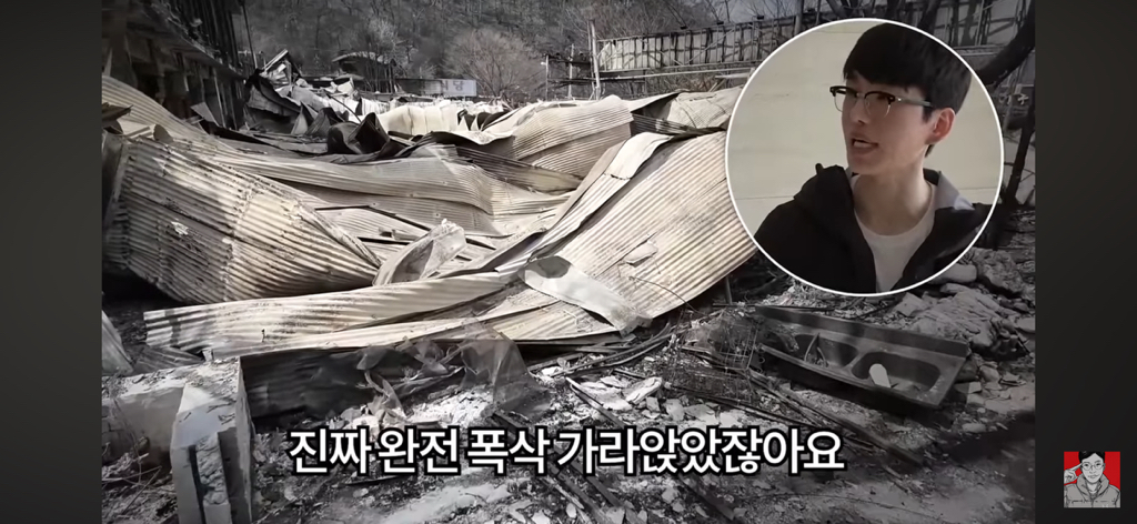 경상도 산불 피해 지역에 간 보겸 근황 | 인스티즈