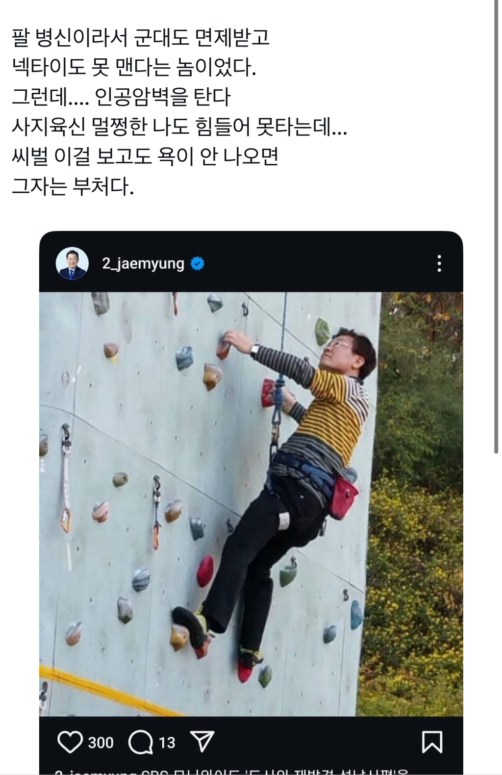 이재명 지지는 하지만 남정치인 덕질, 과도한 올려치기 주의해줬으면 좋겠어 | 인스티즈