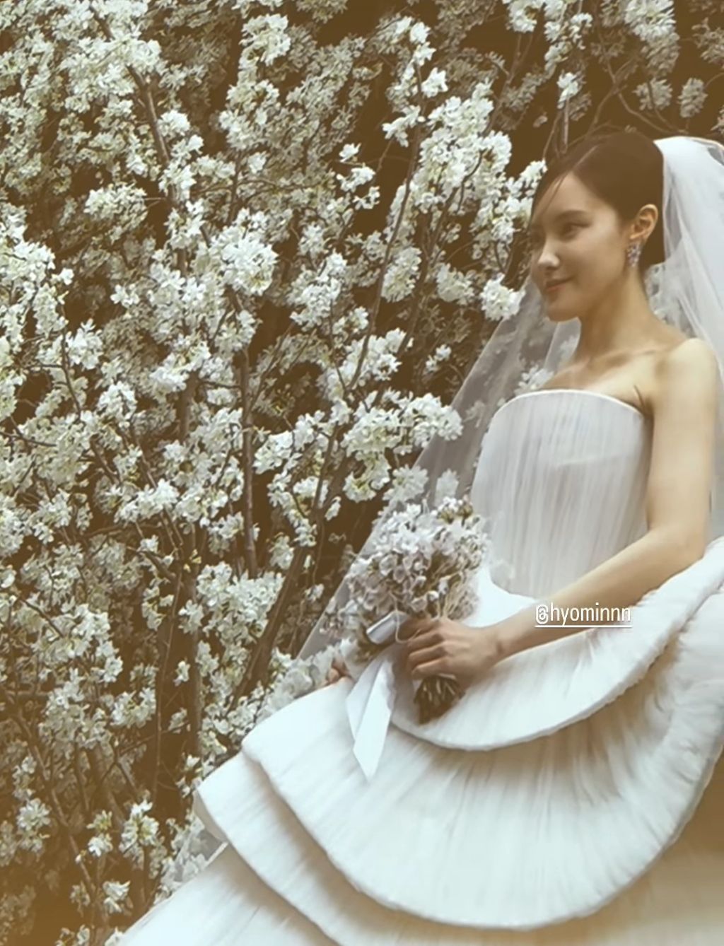 결혼식 올린 티아라 효민 | 인스티즈