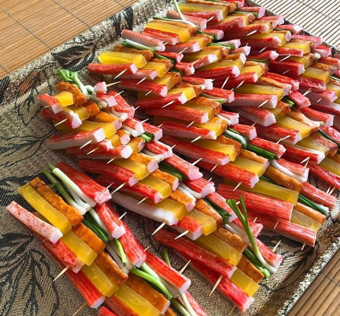  명절 산적꼬치에 들어가는 단무지...꿀맛이다VS극혐이다